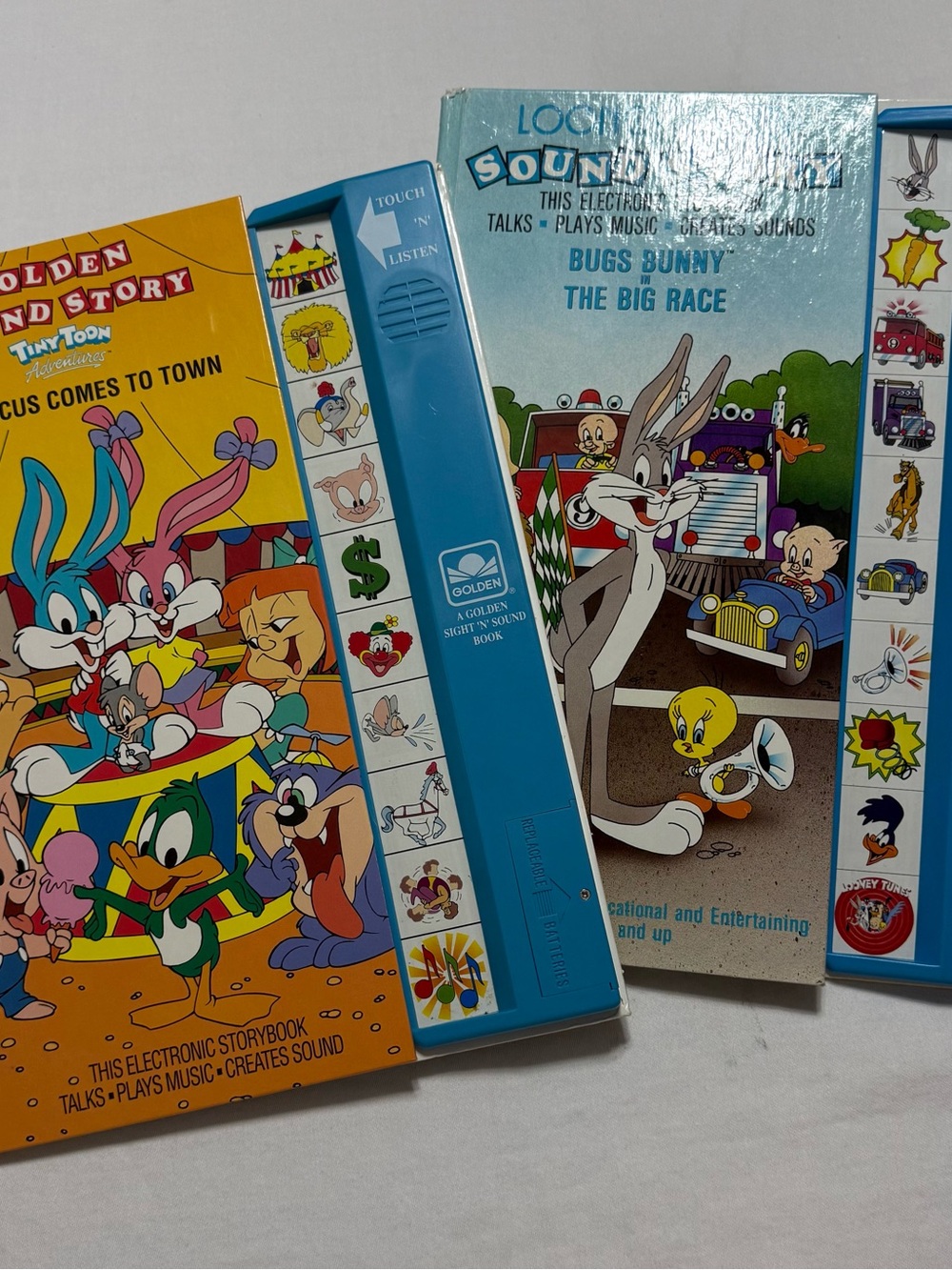 Vintage Looney Tunes Interactive Sound Storybook - Set of 2